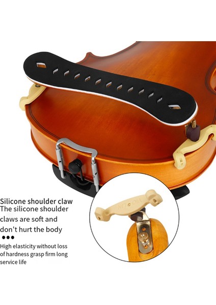 Irin Keman Omuz Istirahati 4/4 Avrupa Akçaağaç Keman Omuz Ped Çene Dinlenme Çocuğu Yetişkin Başlangıç ​​omuz Yastığı (Yurt Dışından) modelleri