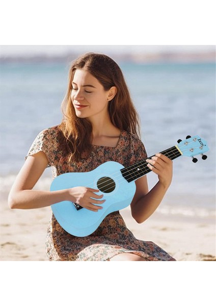Irin Ukulele 21 Inç Renkli Çocuk Yeni Başlayanlar Giriş Ukulele (Mavi) (Yurt Dışından) indirimleri