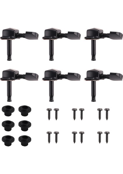 6pcs String Tuning Pegs Makine Başlıkları Tuner Sağ El Elektrikli Akustik Gitar Parçaları Değiştirme (Yurt Dışından) fiyatları