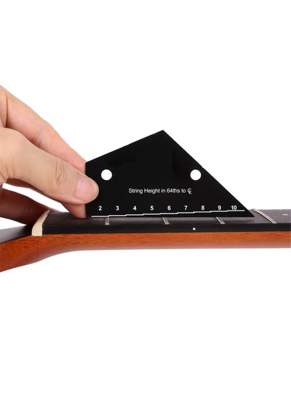 Fret Tesviye Aracı Gitar Bas Boyun Klavye Ölçüm Cetveli Gitar Fret Rocker Seviye Aracı (Yurt Dışından) fırsatları