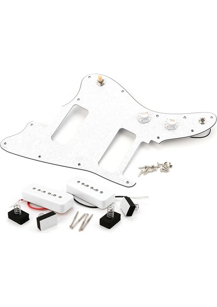 Japonya Için Jazzmaster Gitar Pickguard ile P90 Elektro Gitar Pikap Boyun Paf Humbucker (Yurt Dışından)