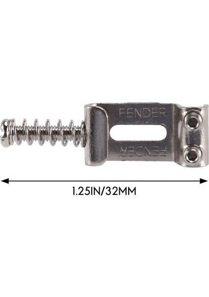Fender Strat Stratocaster Tele Telecaster Için Gitar Köprüsü Saddles Roller Tremolo Gümüş (Yurt Dışından) indirimleri