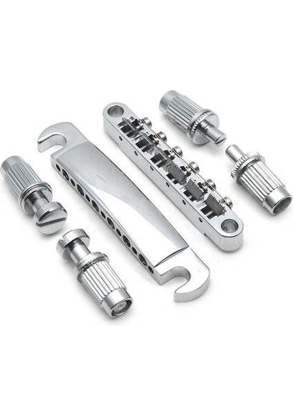 Gitar Köprüsü 6 String Elektro Gitar Köprüsü 6 String Electric Gitar Köprüsü Gümüş (Yurt Dışından)