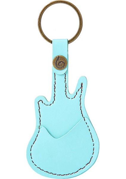 Deri Gitar Seçer Case Gitar Seçim Sahipleri Keenting Gitar Melektrum Çanta Gitar Pick Bag Hediye Açık Mavi (Yurt Dışından) modelleri