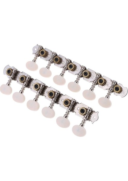 6R6L 12 Dize Akustik Gitar Ayarlama Anahtar Peg Tuner Makine Başı Dize Tuner Düğmesi (Yurt Dışından)