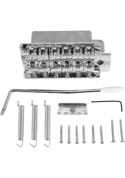 Fender Strat Squier Elektro Gitar Değiştirme, Gümüş Için Stratocaster Tremolo Köprüsü Için 52.5mm Gitar (Yurt Dışından)