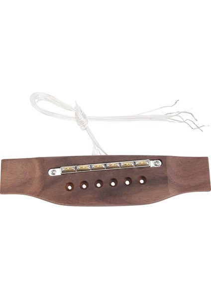 Akustik Gitar Piezo Köprü Pikap Akustik Gitar Enstrüman Aksesuarları Için Elektro Bir Gitarın Tahıllı (Yurt Dışından) fiyatları