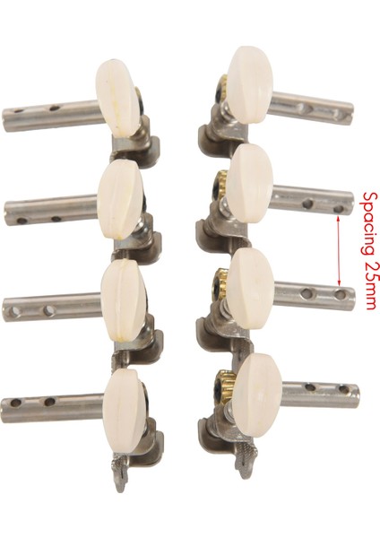 Makineler Tuner Pegs Mandolin Için Beyaz Inci Düğmeleri ile 4l+4r (Yurt Dışından) modelleri
