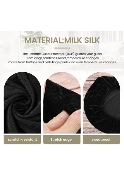 Nihai Gitar Kapağı, Gitar Koruyucusu, Gitar Konseri Çantası, Akustik, Klasik, Flamenko, Kemer Üstü ve Kesik Gitarlar Için Koruyucu Kılıf, Siyah Kadife Renk.tailor El Yapımı (Yurt Dışından) indirimleri