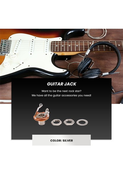 Gitar Parçaları ve Aksesuarları Switchcraft 1/4 6.35MM 2 Iletkenli Mono Şasi Gitar Jakı Giriş Çıkışı (Yurt Dışından) modelleri