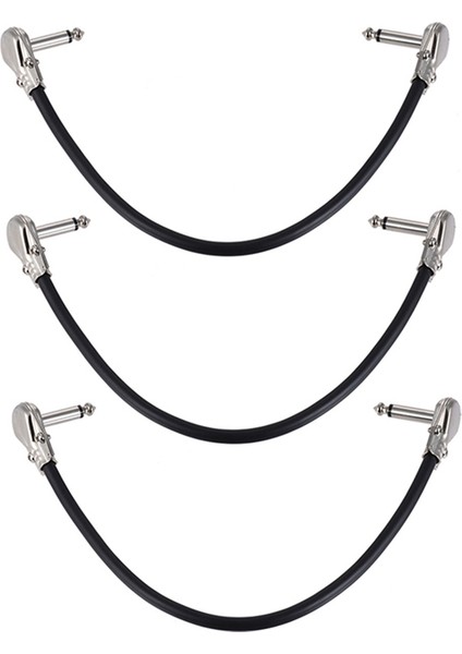 6 Paket 12 Inç Gitar Yama Kabloları, Akustik Enstrüman Gitar Kabloları, Ördek Kafası Efekt Kabloları (Yurt Dışından) modelleri