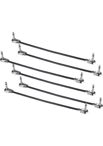 6 Paket 12 Inç Gitar Yama Kabloları, Akustik Enstrüman Gitar Kabloları, Ördek Kafası Efekt Kabloları (Yurt Dışından) indirimleri