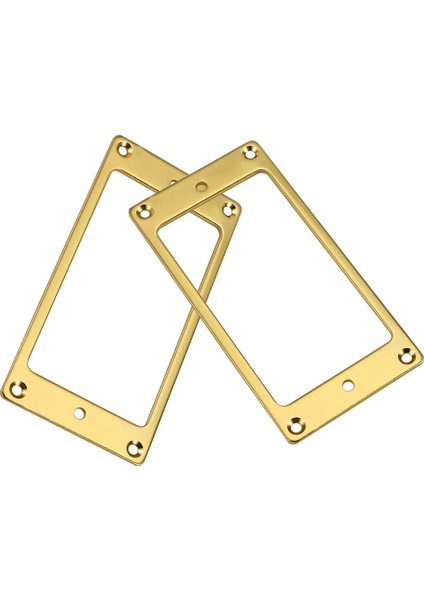2 Adet Metal Düz Humbucker Kapak Gitar Pikap Çerçevesi Montaj Halkası (Yurt Dışından) modelleri