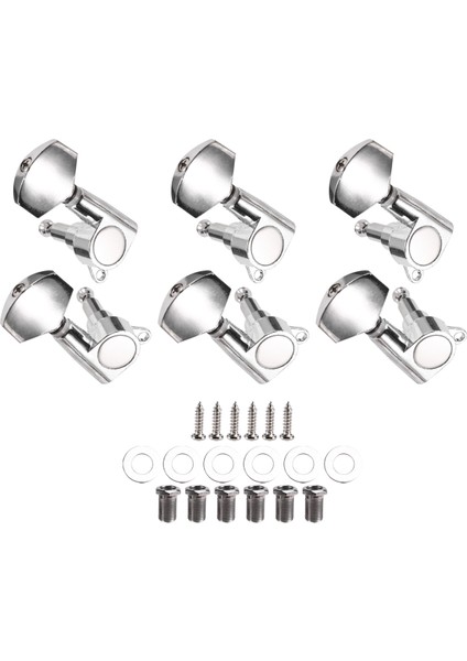 6pcs Sızdırmaz Gitar String Pegs Kilitleme Tuner 3L3R Tuning Pegs Dize Tuner Akustik Gitar Tuner Makine Başlığı (Yurt Dışından) modelleri