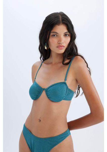 Regular Fit Bikini Üstü-Fall in Love D2638AX24HS