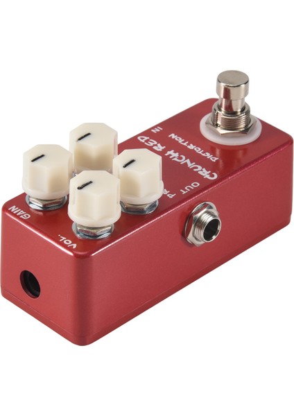 Mosky Mini Gitar Etkisi Pedal Mini Crunch Kırmızı Distorsiyon Gitar Pedalı Gerçek Baypas Tam Metal Kabuk (Yurt Dışından)