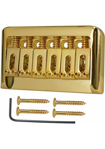 Tremolo Olmayan Elektro Gitar Hardtail Köprüsü Eyer 6 String Fender Strat Stratocaster Tele Telecaster Gitar, Gümüş (Yurt Dışından) fırsatları