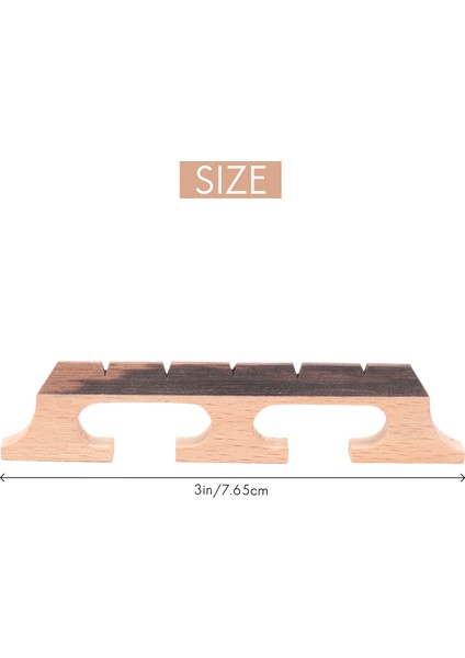 2pcs Banjo Bridge 5-String Maple Banjo Köprüsü Ahşap Aksesuarlar (Yurt Dışından) fırsatları