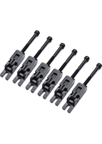 6pcs Elektro Gitar Çift Kilitleme Sistemi Kilitli Dize Saddes Tremolo Köprü Gitar Aksesuarları, Siyah (Yurt Dışından)