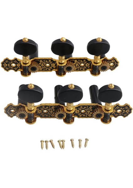 2pcs Klasik Gitar Dizeleri Ayarlanma Pegs Tuşlar Tuner Klasik Gitarlar Için Müzikal Dizilmiş Enstrümanlar Parçalar (Yurt Dışından)