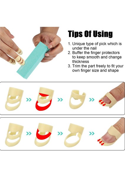 8pcs Gitar Seçimleri Ayarlanabilir Parmak Seçer Başparmak Seçimleri Gitar Bas Banjo Ukulele Için Orta ve Büyük Plastik Seçimler (Yurt Dışından) modelleri