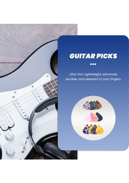 60 Paket Soyut Sanat Renkli Gitar Seçimleri, Bas, Electric ve Akustik Gitarlar Için Eşsiz Gitar Hediyesi 0,46 Mm, 0.71MM, 0.96MM Içerir (Yurt Dışından) modelleri