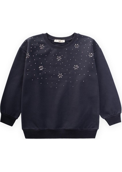 Taş Detaylı Sweatshirt 4-12 Yaş Antrasit fırsatları