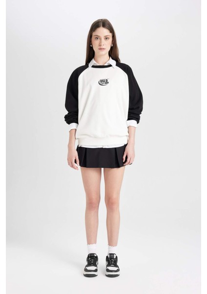 Coool Yüksek Bel Pamuk Astarlı Mini Etek C7581AX24AU