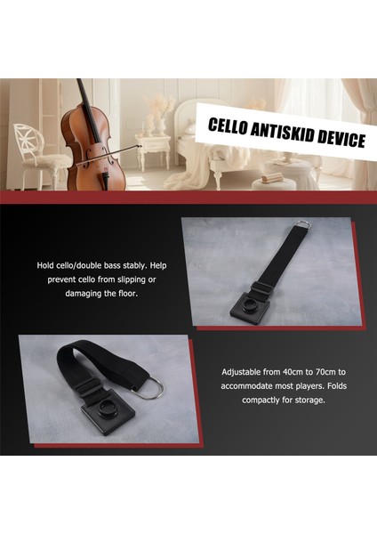 Çello Endpin Ankraj Çello Antiskid Cihaz Kayma Olmayan Endpin Stopper Tutucu Stand (Yurt Dışından) fiyatları