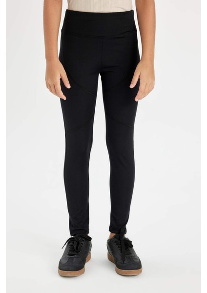 Kız Çocuk Standart Boy Siyah Tayt C9639A824AU