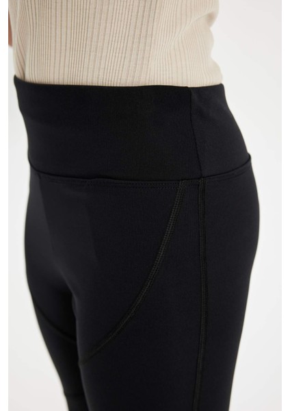 Kız Çocuk Standart Boy Siyah Tayt C9639A824AU