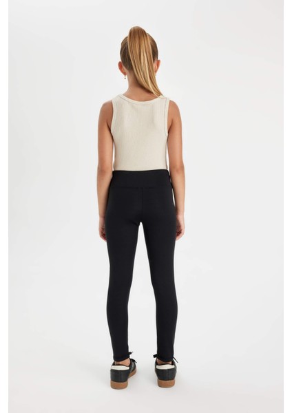 Kız Çocuk Standart Boy Siyah Tayt C9639A824AU