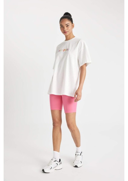 Fit Biker Beli Saran Sporcu Tayt B9544AX24SM