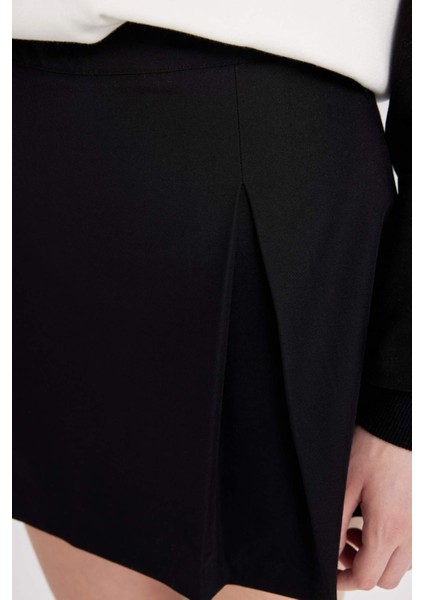 Coool Yüksek Bel Pamuk Astarlı Mini Etek C7581AX24AU