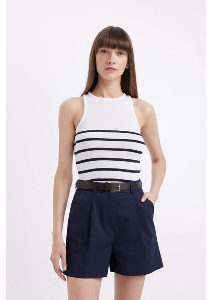 Yüksek Bel Kısa Paça Şort D2603AX24SM