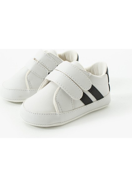 Ilk Adım Cırtlı Şerit Detaylı Rahat Kaydırmaz Taban Bebek Ayakkabı Patik modelleri