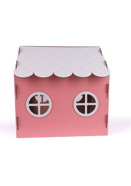 Ahşap Özel Isim Baskılı Dekoratif Köpek Evi-Kulübesi, Küçük Irk Köpekler Için Kulübe, Köpek Kulübesi Pembe indirimleri