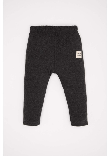 Erkek Bebek 2'li Takım Baskılı Sweatshirt Beli Lastikli Jogger Eşofman Altı D2937A524WN