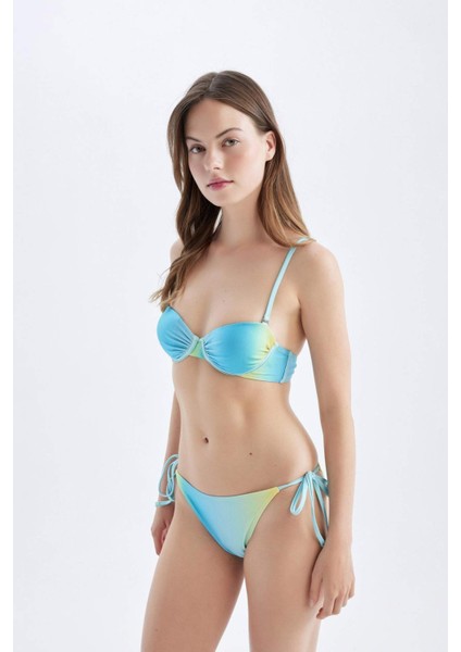 Regular Fit Degrade Baskılı Bikini Altı-Fall in Love D2645AX24HS
