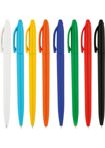 Plastik Tükenmez Kalem 50 Adet Tükenmez Kalem Mavi Renk Yazmaktadır Çevirmeli indirimleri