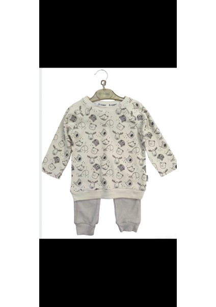 Unisex Alt Üst Kedili Bebek Takımı fiyatları