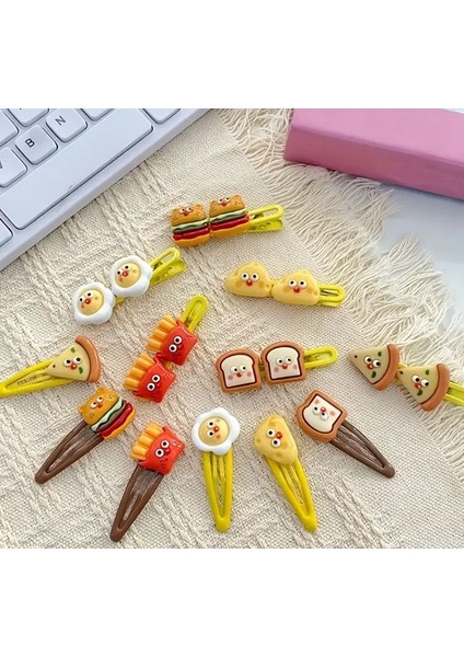 12 Adet Mini Burger & Patates Kızartması Süsleri - Sevimli Yemek Temalı, Anahtarlık ve Telefon Kılıf Dekorasyonu ,buzdolabı Mıknatısları indirimleri