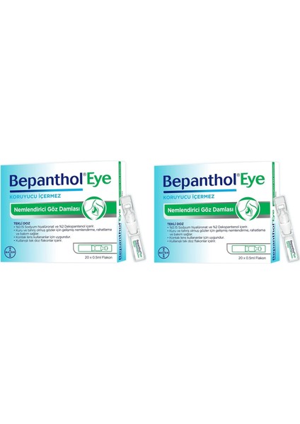 Eye 0,5 Ml X 20 Flakon 2 Adet fiyatları