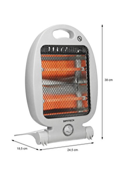 800W Kuarz Isıtıcı Küçük ve Hafif Tasarımıyla Kolayca Taşınabilir İç Mekanlar için fiyatları