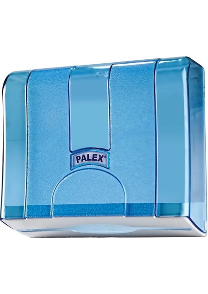 20 Adet 1 Koli Standart Z Katlı Kağıt Havlu Dispenseri Şeffaf Mavi