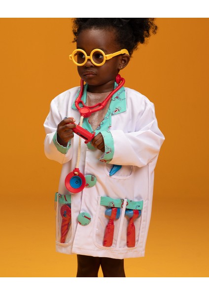 LC Kırmızı Doktor Seti ve Çocuk Kostümü