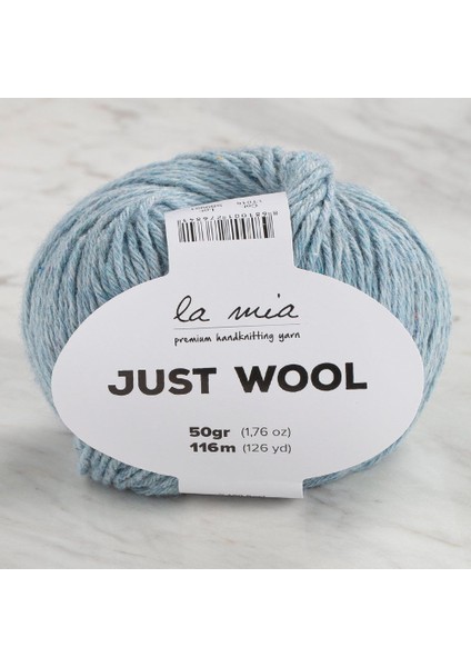 La Mia Just Wool Buz Mavisi El Örgü Ipi - LT015 - 34009