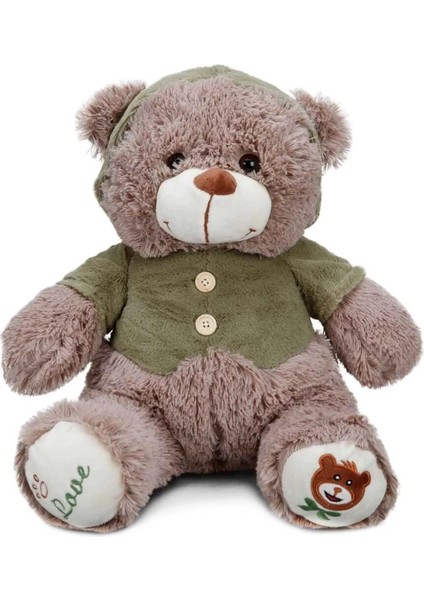 Bfs Sunman Puffy Friends T-Shirtlü Sevimli Peluş Ayı 43 cm