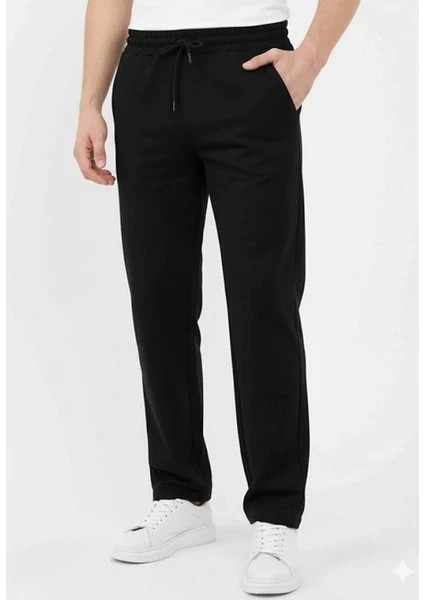 Rahat Kesim Siyah Erkek Eşofman Altı modelleri