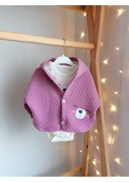 Pançolu Kız Bebek 3 Lü %100 Pamuk Kapitone Takım Mürdüm fiyatları